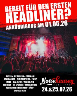🔥 Headliner No.1 is round the corner! Make sure you have your ticket for Noisehausen Season #9. Links in bio. Stay tuned for more happy days! 🔥
#noisehausen #noisehausenfestival #festival #headliner