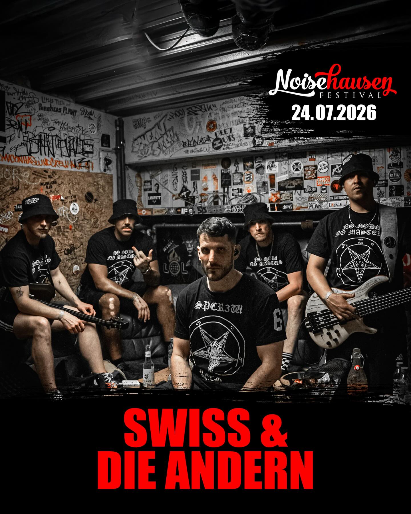 🔥 SWISS & DIE ANDERN am 24.Juli live auf dem Noisehausen Festival 2026. Abriss garantiert! Jetzt Tickets sichern. Links in bio. 🔥
#noisehausen #noisehausenfestival #swissunddieandern #festival #punk