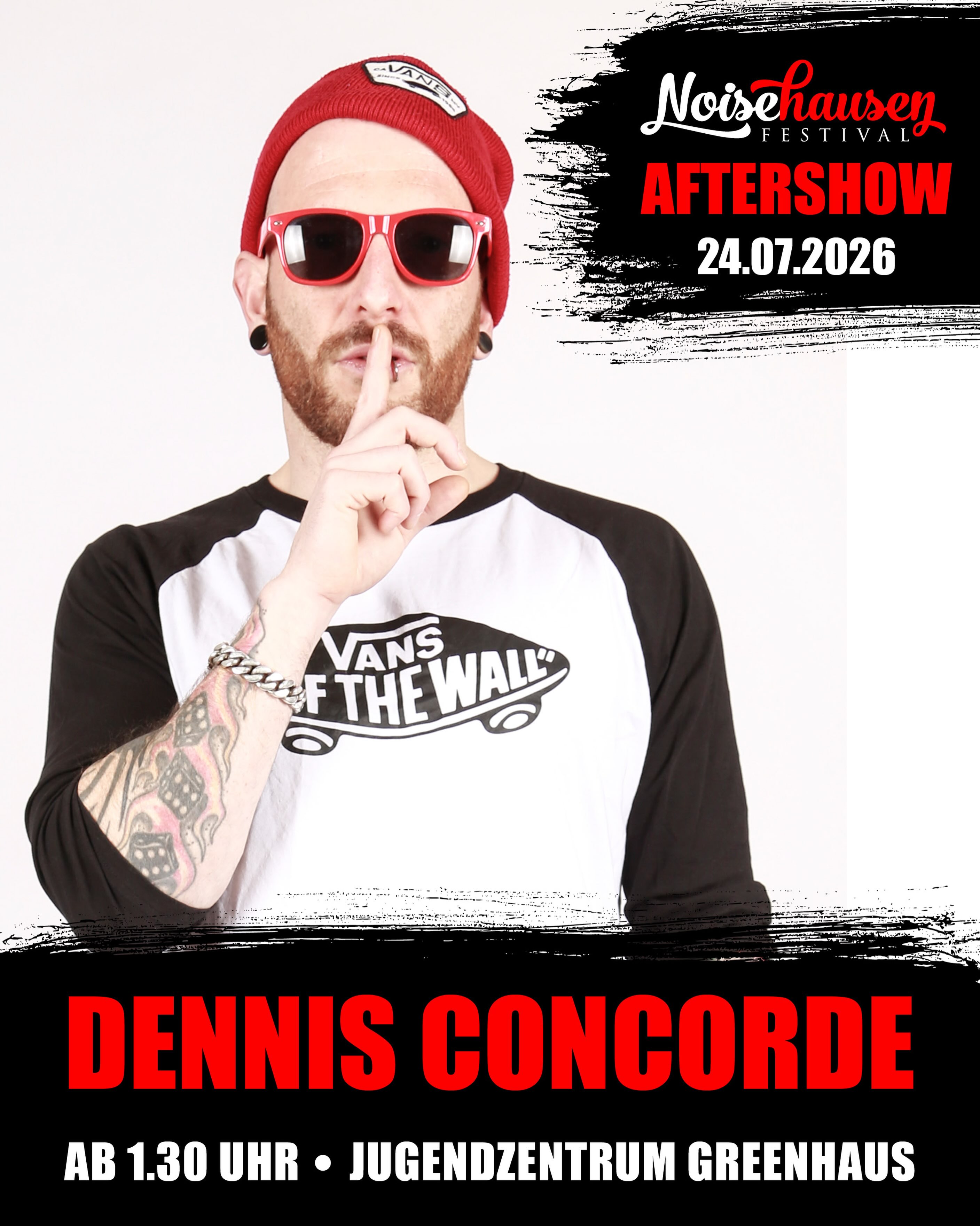 🔥 Never enough party?! Die Noisehausen Aftershow steigt dieses Jahr erstmals im GreenHaus, gleich ums Eck vom Campground. Am Freitag nach dem Headliner wird DENNIS CONCORDE auf seiner Abschiedstournee die Turntables glühen lassen. Welch Ehre, we can‘t wait! ❤️ Versorgung wie gewohnt vom Team @herzogfth.6 🙌🏻 Eintritt 5€ für einen späten Tanz. 🔥
#noisehausen #noisehausenfestival #aftershow #dj #indie
