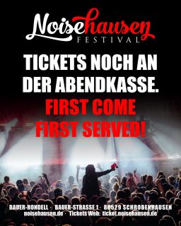 🔥 Noisehausen 2026. Let’s get it on. Tickets gibt es noch an der Abendkasse ab 15.30 Uhr. First come, first served. 🔥
#noisehausen #noisehausenfestival #abendkasse #tickets #festival